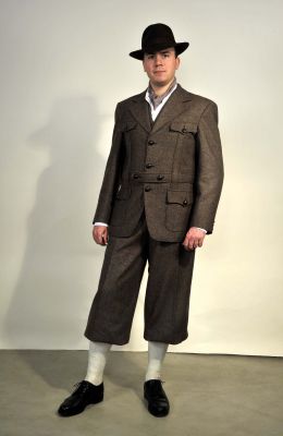 Sportanzug, Modell 1936 - Dreiteilig, Tweed.