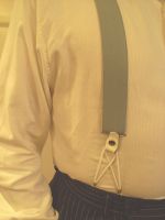 Hosentr�ger Modell Deluxe 1935 Typ 3 Kupferbraun gemustert