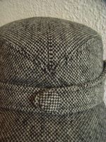 Deutsche Wintermtze Modell Alpine 1930 Tweed, Pfeffer & Salz