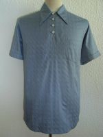 Sommerhemd Mod. 1930. Stahlblau ( Polo )