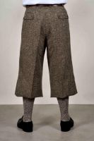 Knickerbockerhose Modell 1938, Tweed, Brauntöne meliert