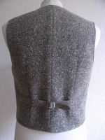 Herren Weste Modell 1938 , Tweed Brauntne meliert.