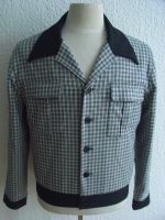 Blouson USA Modell 1940 Typ 3 Twotone Schwarz / Weis kariert