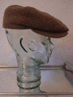 Mütze Modell Hardy Beige Rotbraun melierter Tweed