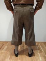 Knickerbockerhose Modell 1938, Fischgrat Braun Schwarz meliert